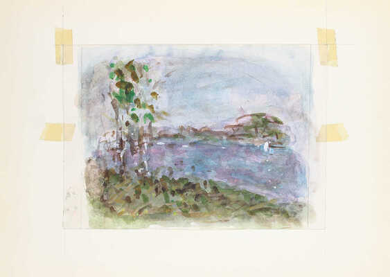 Рыбченков Борис Фёдорович. Весенний этюд